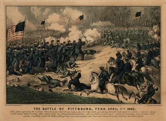 Die Schlacht von Pittsburg, Tenn., 7. April 1862